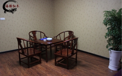 高档茶馆与豪门国际官网红木