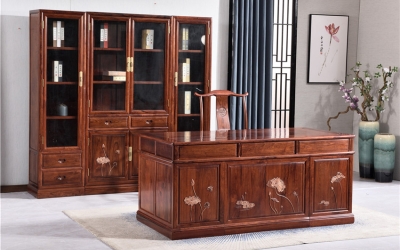 1米8荷花书桌书橱